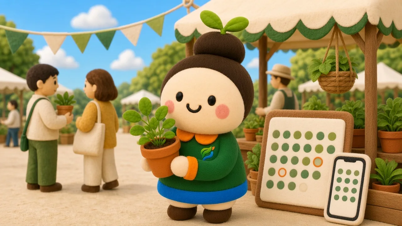 ぷらぷろんと、Instagram投稿用のカレンダー画像